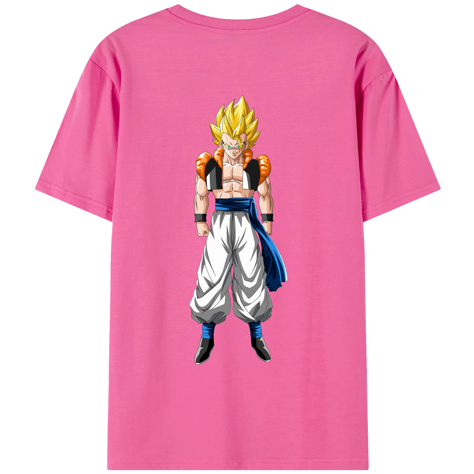 （画像用） ドラゴンボール ベジータ四世（Bejīta Yonsei）DRAGON BALL Vegeta IV レディース半袖Tシャツ(バックプリント)